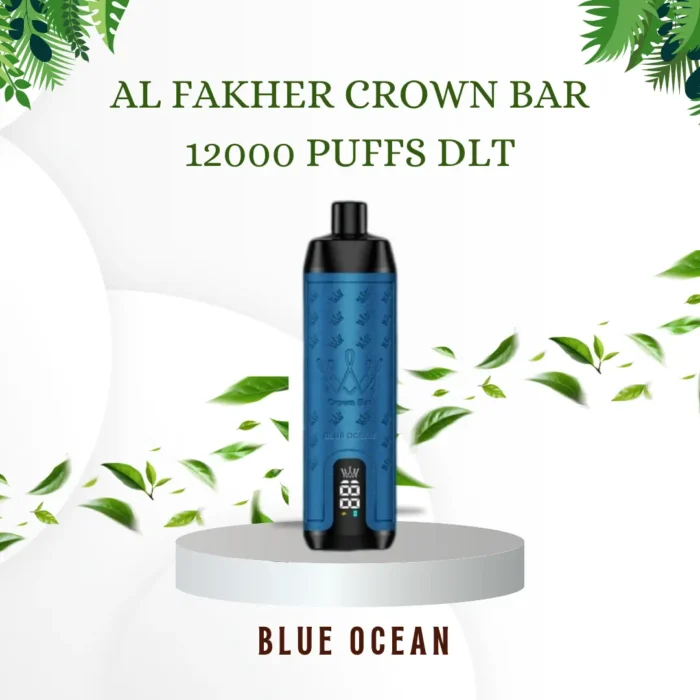 AL FAKHER CROWN BAR 12000 PUFFS DLT; Blue Ocean; VAPE CTY UAE;