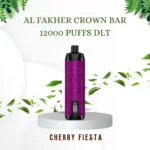 AL FAKHER CROWN BAR 12000 PUFFS DLT; Cherry Fiesta; VAPE CTY UAE;