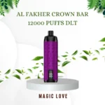 AL FAKHER CROWN BAR 12000 PUFFS DLT; Magic Love; VAPE CTY UAE;