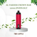 AL FAKHER CROWN BAR 12000 PUFFS DLT; Two Apple; VAPE CTY UAE;