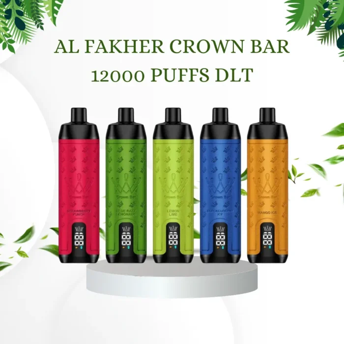 AL FAKHER CROWN BAR 12000 PUFFS DLT; VAPE CTY UAE;