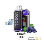 VOZOL Vista 20000 Puffs Disposable Vape; GRAPE ICE; VAPE CTY UAE;