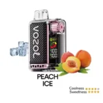 VOZOL Vista 20000 Puffs Disposable Vape; Peach Ice; VAPE CTY UAE;