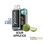 VOZOL Vista 20000 Puffs Disposable Vape; SOUR APPLE ICE; VAPE CTY UAE;